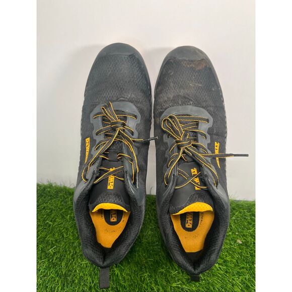 DeWalt Safety Work Shoes Steel Toe ASTM F2413-18 Men’s Size 12 Black Yellow main image 5
